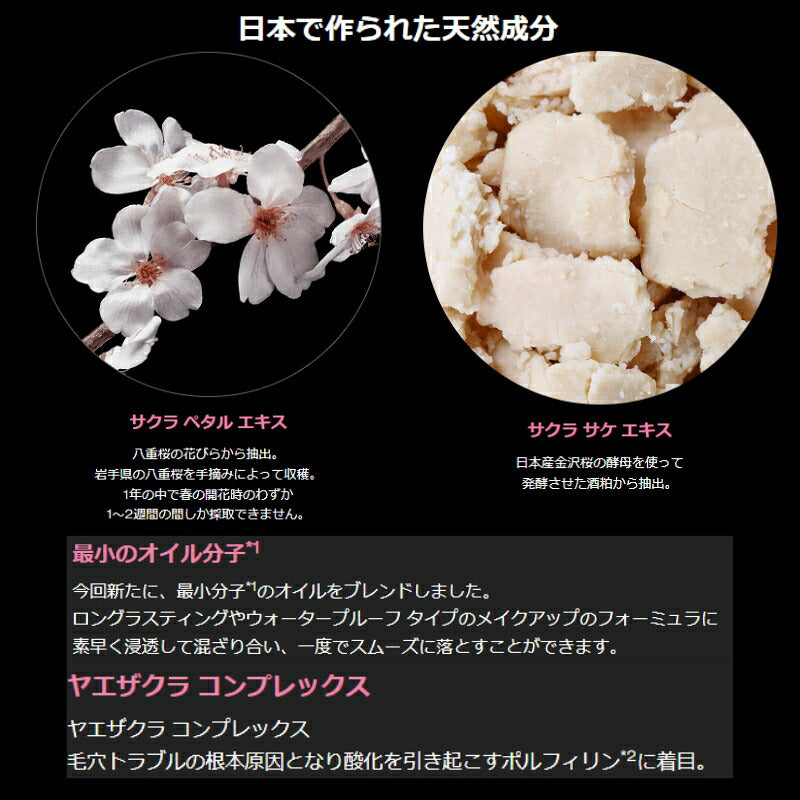 シュウ ウエムラ フレッシュ クリアサクラ クレンジングオイル 15ml ミニサイズ 特製サイズ ミニボトル サンプル メイク落とし 化粧落とし 日本の八重桜由来成分 最小分子採用 洗浄 整肌 スキンケア SHU UEMURA shu uemura