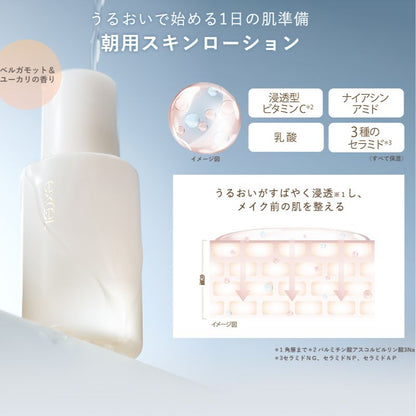エクセル デイスキンウェイキング〈スキンローション〉2枚 & デイスキンコンフォート〈日中用クリーム〉2枚 合計4枚 お試しセット サシェサンプル トラベルサイズ うるおい なめらかでキメ細やかな肌キープ 保湿成分 美容成分 みずみずしい Excel excel