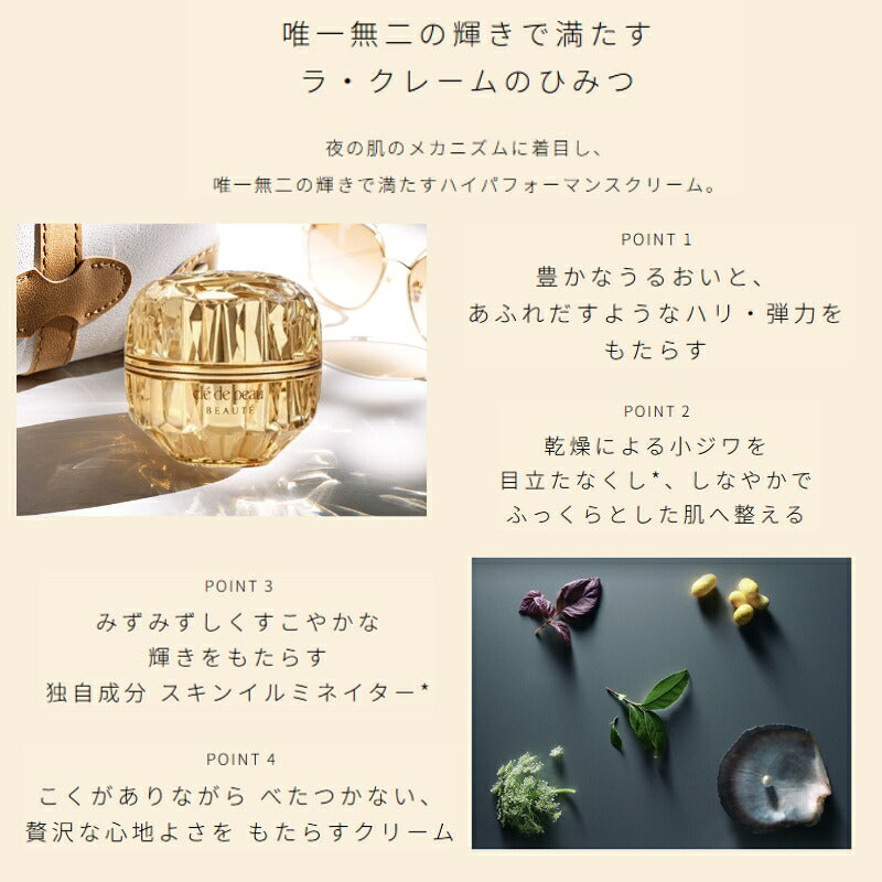 クレ・ド・ポー ボーテ ラ・クレーム 5g〈クリーム〉医薬部外品 外箱付き ミニサイズ 特製サイズ ハイパフォーマンスクリーム 精製技術採用 唯一無二の輝き ハリ 弾力 生命感 贅沢な感触 肌保護 肌荒れ・乾燥防止 スキンケア 天然ローズ調香 CPB 資生堂 SHISEIDO shiseido