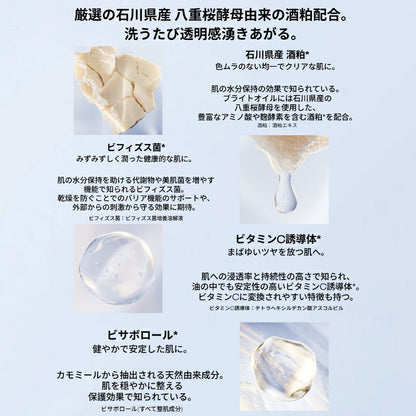 シュウ ウエムラ ブライト クレンジング オイル 15ml 新発売 いち早くお試し ミニサイズ 特製サイズ ミニボトル サンプル メイク落とし 化粧落とし 高保水クレンジング 発酵成分配合 糖化・くすみ角質までオフ 発酵美容成分酒粕 スキンケア SHU UEMURA