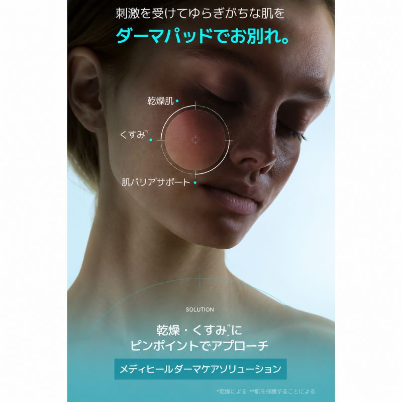 メディヒール マデカッソシドブレミッシュパッド 1パケット（2枚入り）*4包 お試しセット サシェサンプル トラベルサイズ ブレミッシュパッド ふき取りパッド くすみ 集中ケア 肌荒れケア ツボクサ 潤い トナーパッド MEDIHEAL mediheal