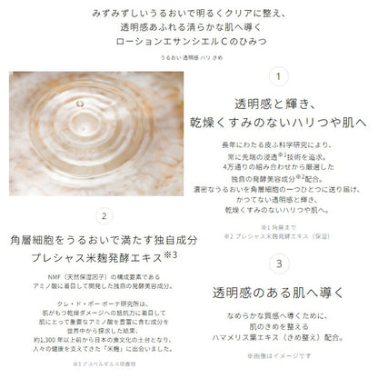 ネコポス速達！クレ・ド・ポー ボーテ キーラディアンスケア 全3点 NEW（化粧水 30ml、日中用乳液・クリーム 5g、夜用乳液・クリーム 5g）外箱付き 特製サイズ ミニサイズ お試しセット サシェサンプル トライアルセット トラベルサイズ 独自成分配合 肌サポート CPB 資生堂