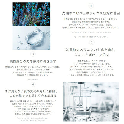 クレ・ド・ポー ボーテ セラムエクラS II〈美白美容液〉0.4ml*2枚 医薬部外品 お試しセット サシェサンプル トライアルセット トラベルサイズ エイジングケア スキンケア メラニン生成抑制 シミ・ソバカス防ぐ ハリ うるおい 独自成分 乾燥 肌荒れ CPB 資生堂