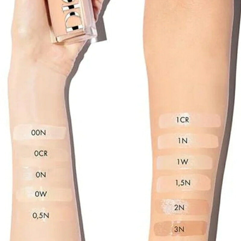0Nニュートラル｜DIOR ディオール スキン フォーエヴァー フルイド グロウ 0.7ml*3枚【3色選べる】リキッドファンデーション お試しセット サシェサンプル トラベルサイズ ツヤ肌 うるおい 保湿 強いロングラスティング処方 1日中崩れずにキープ デパコス (0Nニュートラル)
